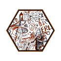 Brown Hexagon
